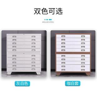 gzdtg工程图纸收纳柜式 01号抽屉书画收藏柜带锁设院计绘画蓝图