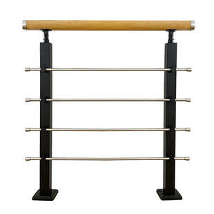 黑色不锈钢楼梯扶手护栏自装 304不锈钢栏杆楼梯立柱自建房扶手