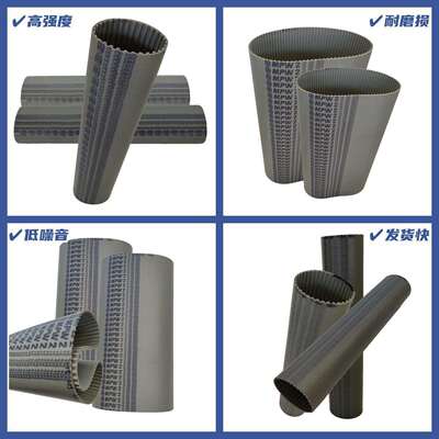 麦迪高家热销PU同步带T101080宽度20厂mm聚氨钢丝无酯缝同227步带