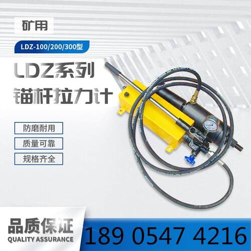 LDZ200锚杆拉力计 LDZ-300矿用手动液压锚杆索预应力拉力检测计