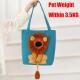 Lion Design Cat Pet Bag Carriers Breathable Soft Portable