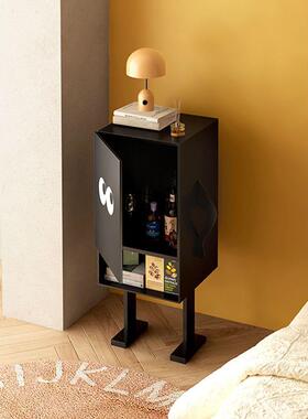 床头柜设师童趣长脚怪柜子玄关斗沙边柜XAC机计器人金发属创意窄