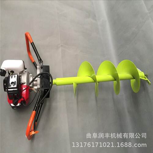 栽种果林农用挖坑机 大棚立柱汽油打坑机 果树施肥农用挖坑机