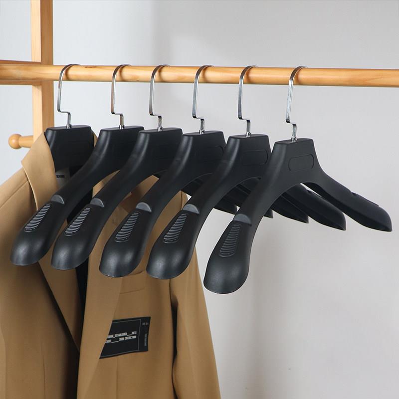 衣架服装店专用 女装男装衣架无痕加厚加粗宽肩西服挂冬天的衣架
