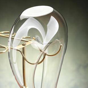 欧式实木红酒杯架创意倒挂悬挂杯家用高脚杯醒酒器展示架摆件装饰