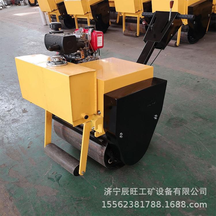 700型手扶式压路机单钢轮压实机械夯实机柴油汽油电动振动压路机