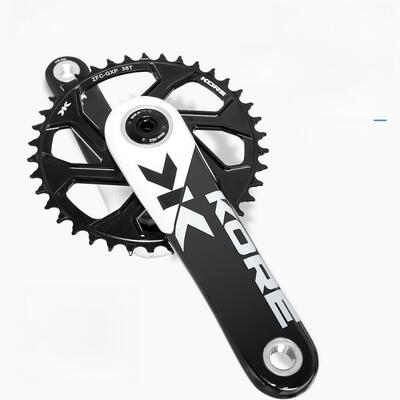KORE山地自行车曲柄碳纤维轻量化DUB直装 三钉单盘AM/DH/XC改装件