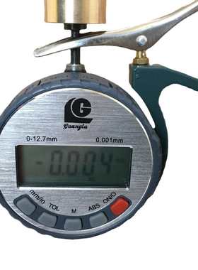 上海六菱仪器厂 CH-12.7-STSX BTSX数显薄膜薄片 乳胶台式测厚仪