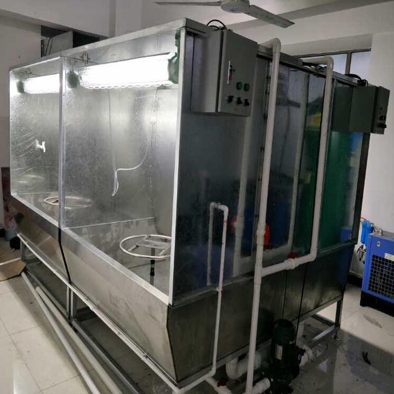 小型不锈钢水帘柜喷漆台烤漆房专用喷油柜漆雾净化小型打磨水濂柜