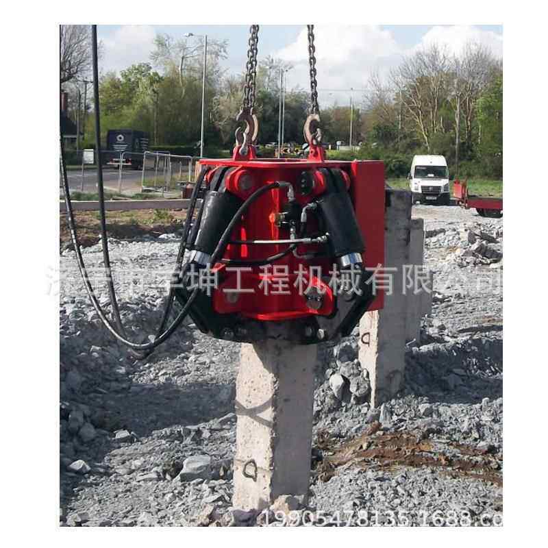 破桩机圆形桩方形桩拔桩设备抗拔桩清理机免人工作业设备