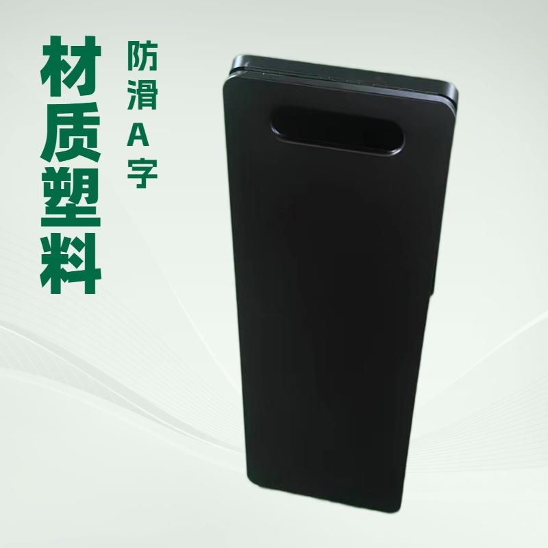 不锈钢烤漆圆弧圆角停车牌小心地滑提示牌A字牌警示牌告示牌