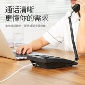 绿联电话线工程2两4四芯单股纯铜半成品固定电话对接头RJ11通信座