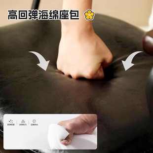 电脑椅家用久坐书房办公室可旋转中古椅子复古靠背化妆凳美甲椅子