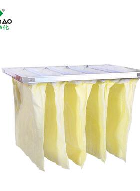 中效袋式过滤器无纺布铝框F5F6F7F8中央空调出风口过滤网过滤袋