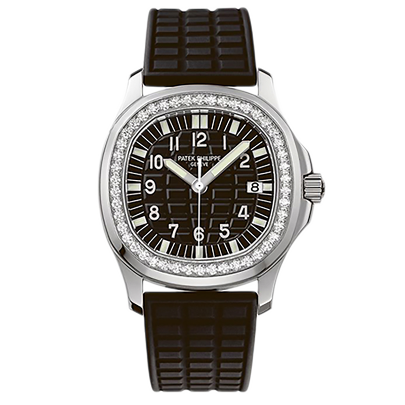 [9.8新]百达翡丽AQUANAUT系列钢镶钻石英手表女5067A