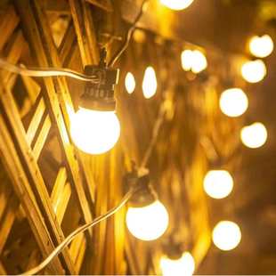 G50球泡灯串可连接户外led灯串圣诞婚礼节日装 饰露营氛围灯