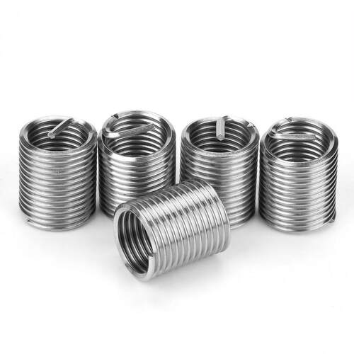 80pcs/套M3-M16螺纹护套SS304钢丝螺套分类套件紧固件不锈钢牙套