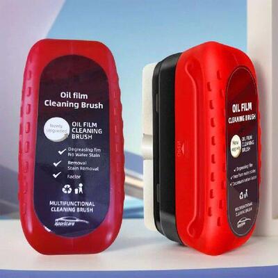 Car Glass Sponge Cleaning Brush Removes Dirt Auto Glass Oil