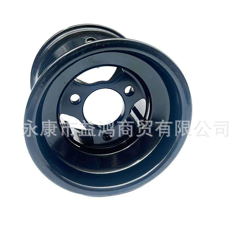 卡丁车5寸铝合金轮毂漂移车轮胎铝圈10*3.60-5 10*4.
