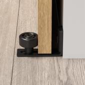 谷仓门配件化妆室浴室移门塑料止摆器滑块防撞定位器尼龙轮