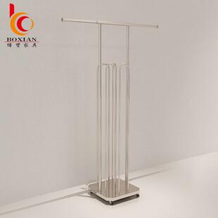 店挂杆移动衣架商场符合脏展示架 45服装 不锈钢衣架车BX A0329