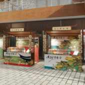 户外景区可移动摆摊架夜市摆摊展示架网红集市大型活动古风摊位架