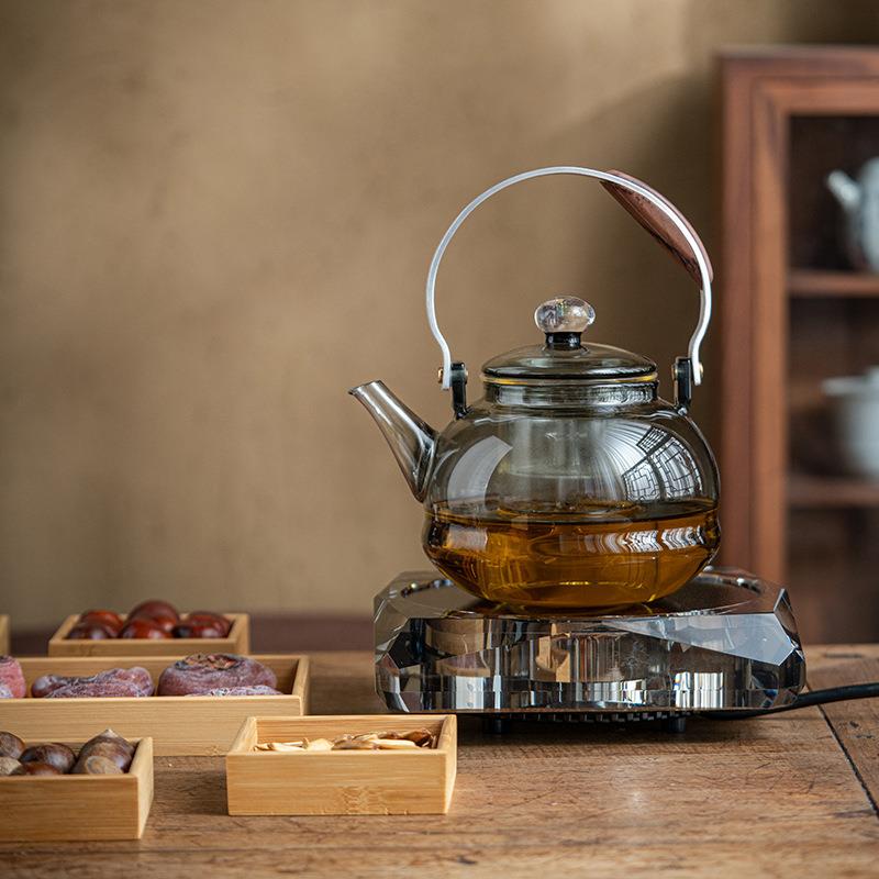 围炉煮茶水晶电陶炉电炉煮茶炉家茶壶