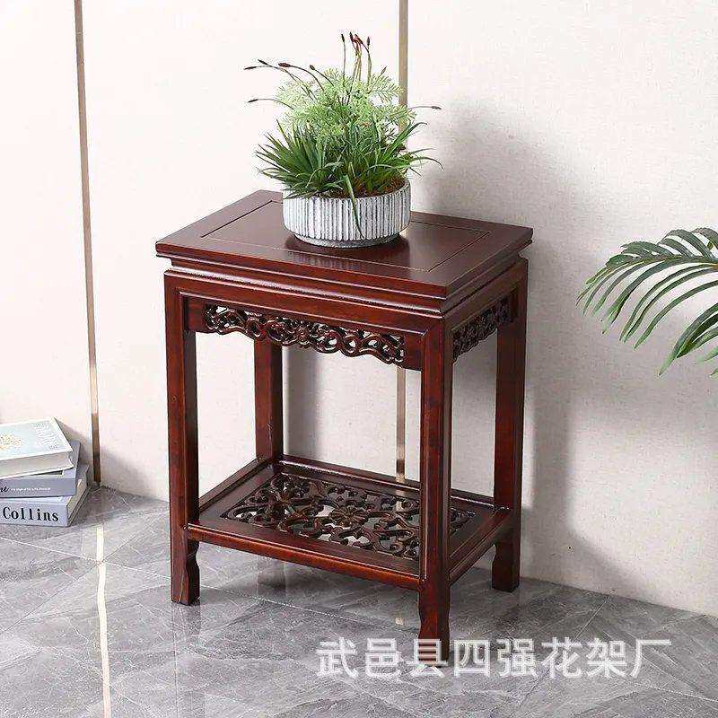老榆木中式边几角边桌几简木约PKJ沙发边柜长茶桌实小茶几桌台长