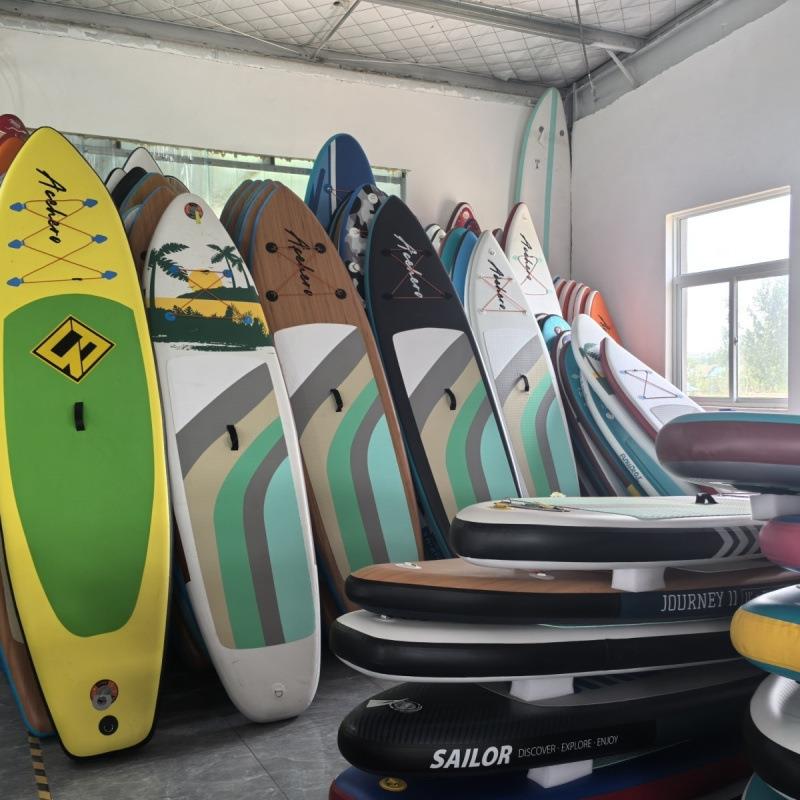 sup站立式充气桨板专业加厚双层冲浪划水板加宽双人站立式专业级