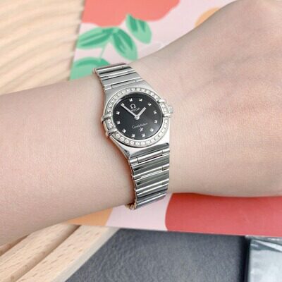 一口价公价3.15万9.8新欧米茄女表星座钻石镶钻1465.51.00