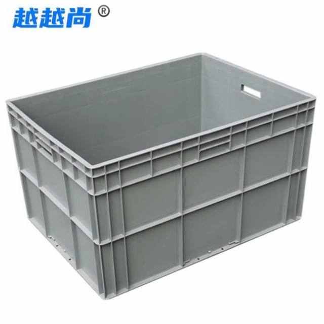 周转eu中转越收纳长方形越*280mm800箱灰色周转箱尚*物流加厚600