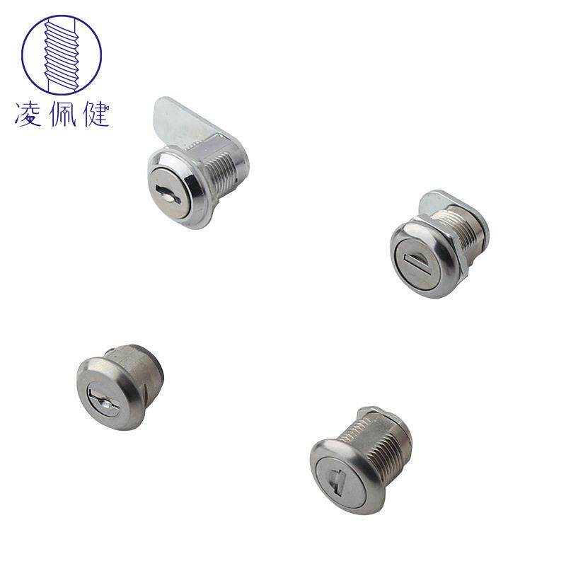摩托车后备箱尾箱锌合金箱锁 铝合金边箱锁芯 面板小型转舌锁