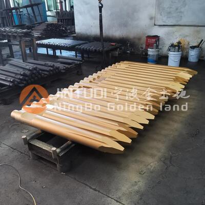 岩破碎锤钎杆程机械挖掘机配AZT件头工锻尖打厂家钢制破耐用高强