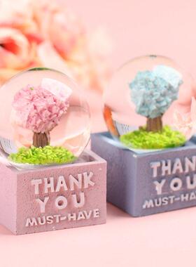 ins少女心水晶球彩灯房间装饰创意生日情人节礼物可爱装饰品摆件