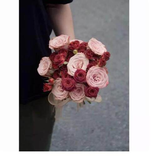 覆古中式韩式高级婚礼新娘手捧花彷真手捧花高端玫瑰结婚订婚手捧