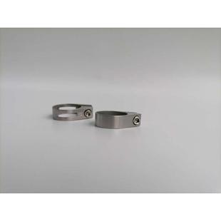 34.9mm超轻镂空锁死座杆夹子 山地自行车TC4钛合金座管夹31.8