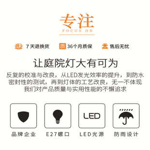 路灯户外高杆庭院灯欧式复古花园别墅小区照明灯室外防水景观灯