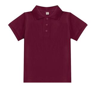 小学生校服夏装枣红色POLO衫体恤夏季儿童短袖T恤幼儿园园服夏装