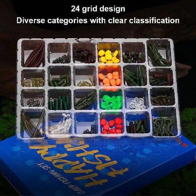 Carp Fishing Accessories Set with Hooks Corn Baits Swivels