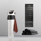 咖啡渣垃圾袋长版 加厚商用家用长条塑料袋咖啡厅酒吧台咖啡桶专用