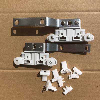 窗帘电动导轨滑块重型不锈钢加力丝配件智能全自动静音开闭窗帘密