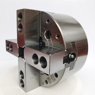 中空四爪液压卡盘4爪高速夹头中实二爪液压卡盘 6 8 10 12 全钢体