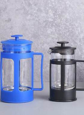 法压壶多功能法式冷萃咖啡压滤壶带茶隔塑料冲茶器带手柄咖啡壶