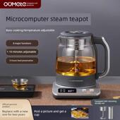 欧美全自动玻璃茶壶红茶蒸汽喷雾家用茶壶白茶蒸茶壶多功能