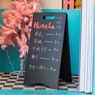 用品立式 防风宣传广告牌手写双面用户外小黑板牌商用新款 展示酒