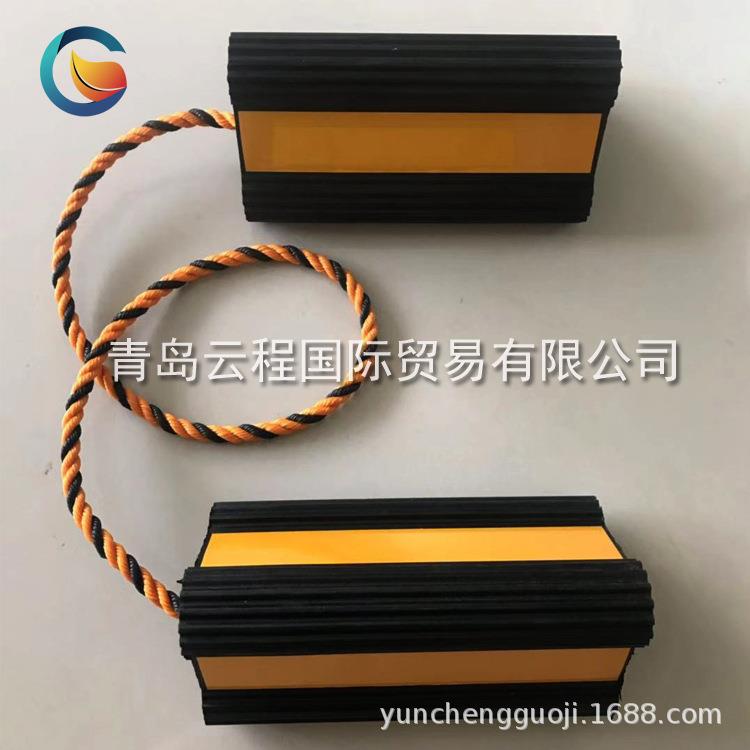 小型飞机教练机专用轮档飞机止轮块双轮挡车块橡胶止轮块