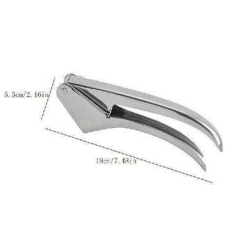 (304 Handheld Garlic Press) Stainless Steel Garlic Press
