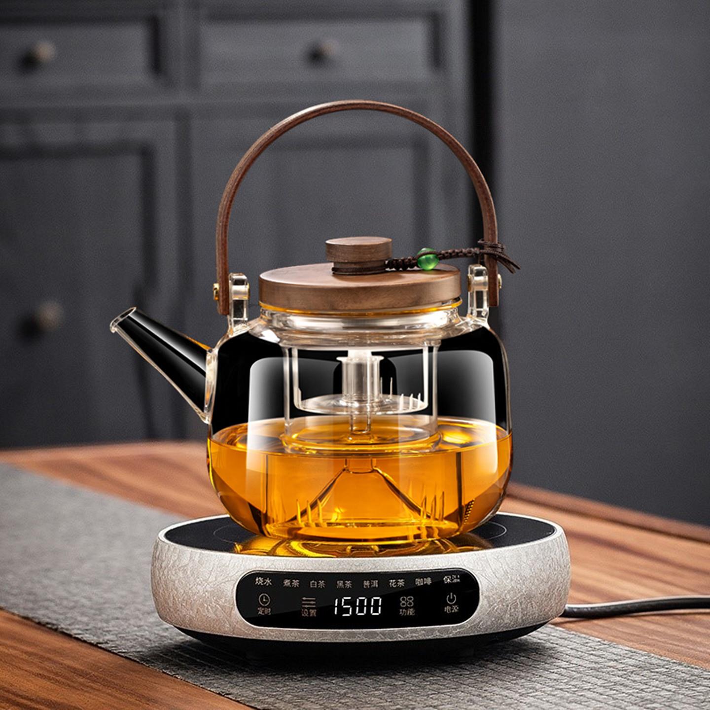 玻璃煮茶壶加厚耐高温煮茶器2026新款烧水泡茶壶电陶炉养生壶套装