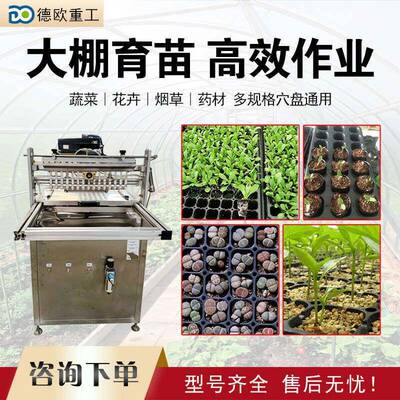 针吸式育苗机 全自动穴盘育苗播种机 大棚果蔬花卉种子盘点播机