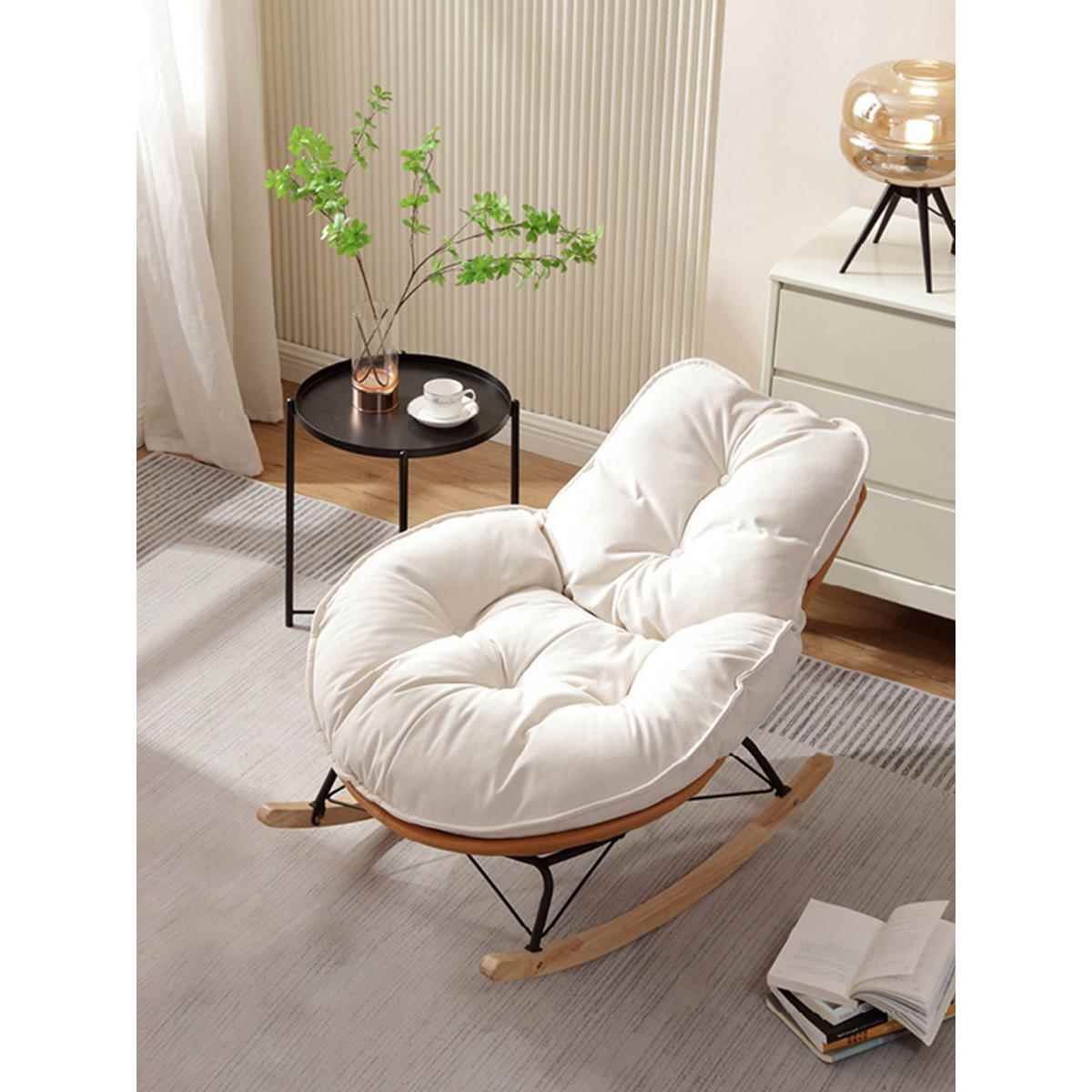 *F摇摇椅懒人内YY#QEY沙发企鹅摇椅大人躺椅客厅家用蜂窝阳台椅室